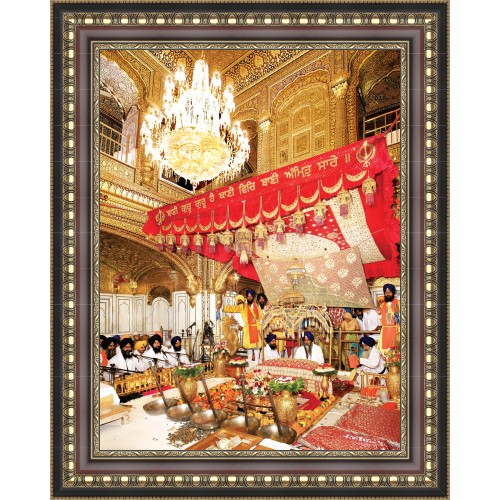 Golden Temple Amritsar - Wooden Frame 30"x40" Design 3